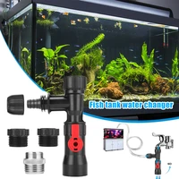aquarium gravel cleaner fish tank faucet style water changer fish tank filter for cleaning changing water in tank fp8