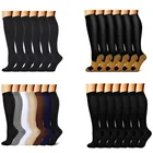 Компрессионные носки для диабета, варикоза, уличные Компрессионные носки для снятия усталости, оптовая продажа, несколько пар