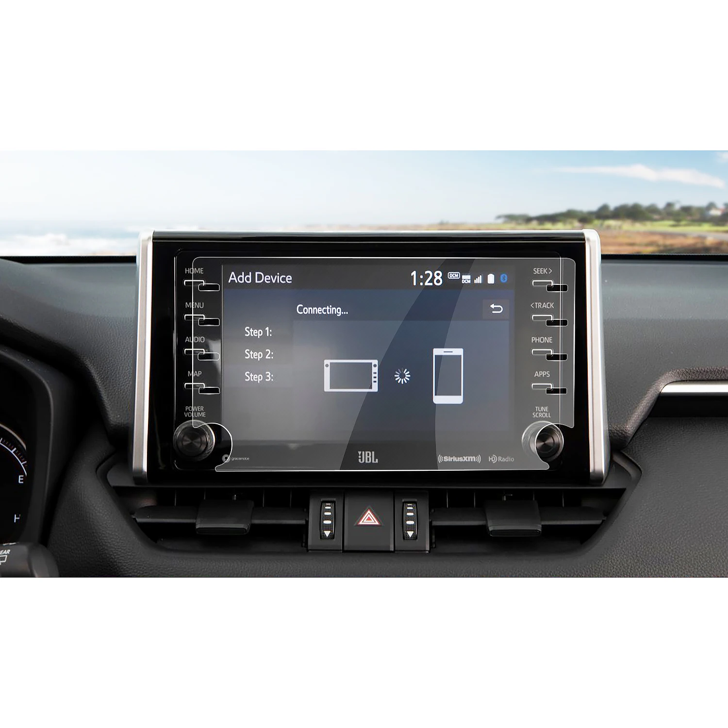 RUIYA для RAV4/C HR 2019 2020 8 дюймов автомобильная навигация Сенсорный центр защита экрана