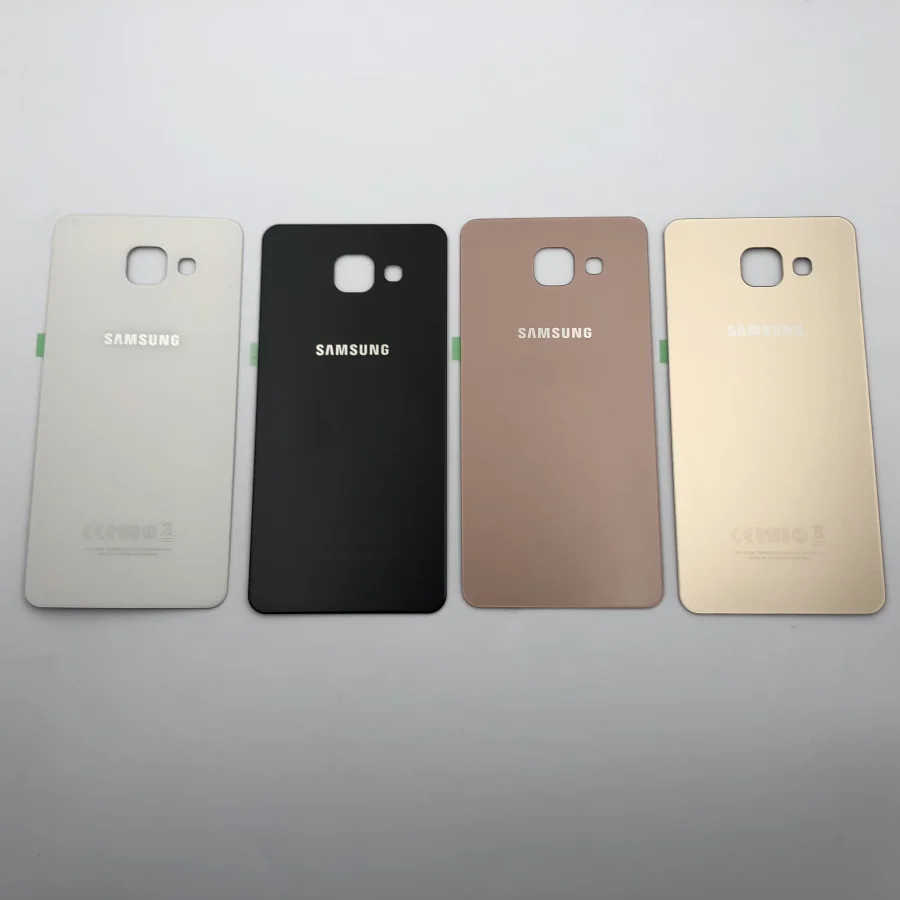 Оригинальный новый задний Чехол для Samsung Galaxy A3 A5 A7 2016 A310 A510 A710 стеклянный корпус