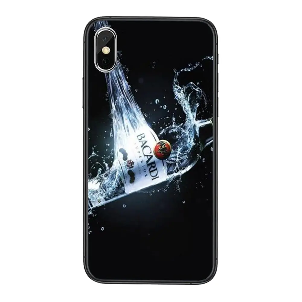 Кожаный чехол для сотового телефона Bacardi Bat Apple iPhone 11 12 Mini Pro 5 5S SE 5C 6 6S 7 8X10 XR XS Plus Max -