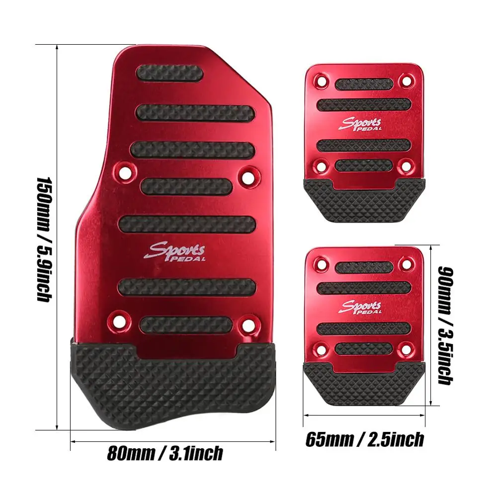 Нескользящая накладка на автомобильную педаль с ручной автоматической коробкой