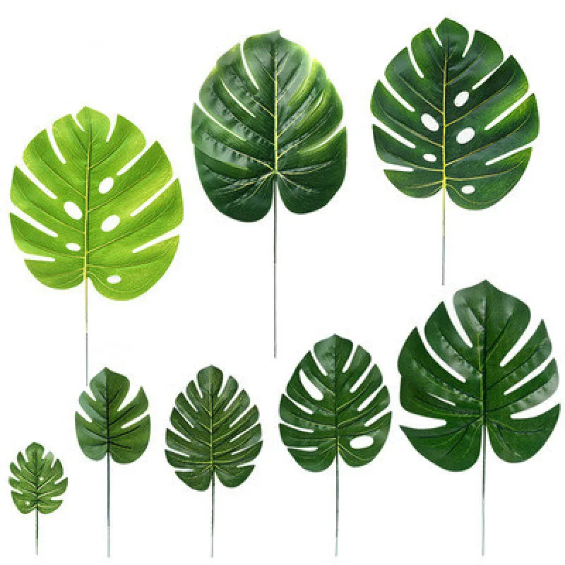 

Simulation Leaf Dining Table Flower Arrangement Background Wall