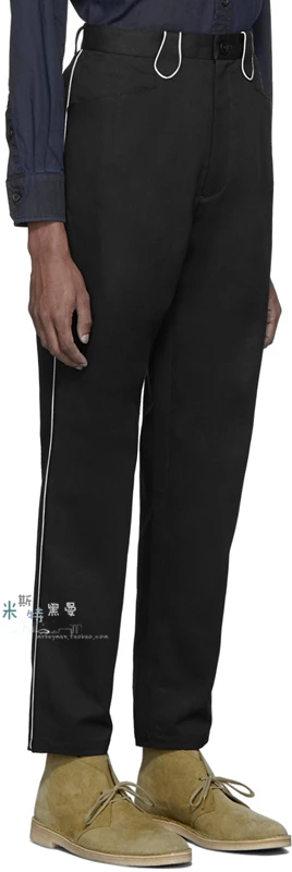 2019 г. Оригинальный дизайн Осень зима новые повседневные штаны черного и белого