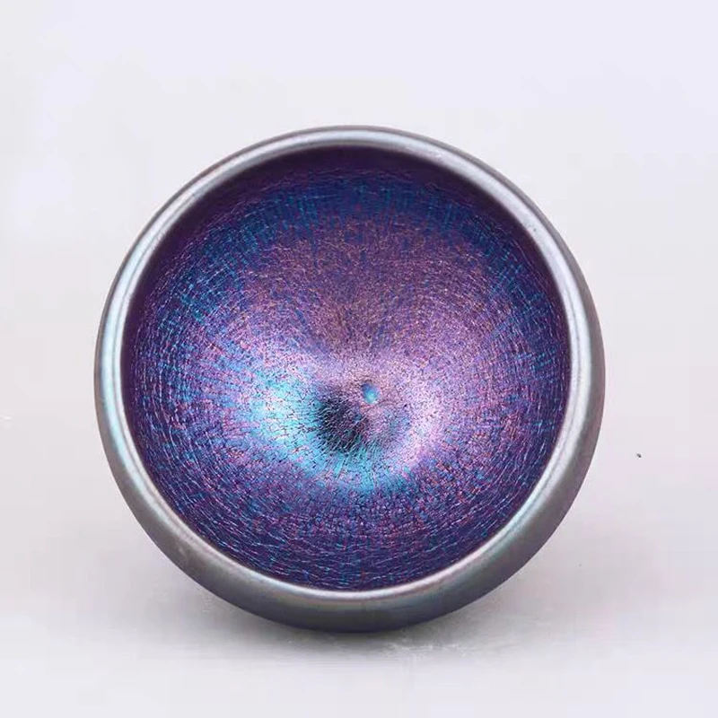 JZ227 цветная чайная чашка Tenmoku китайская фарфоровая чаша Chawan с естественной