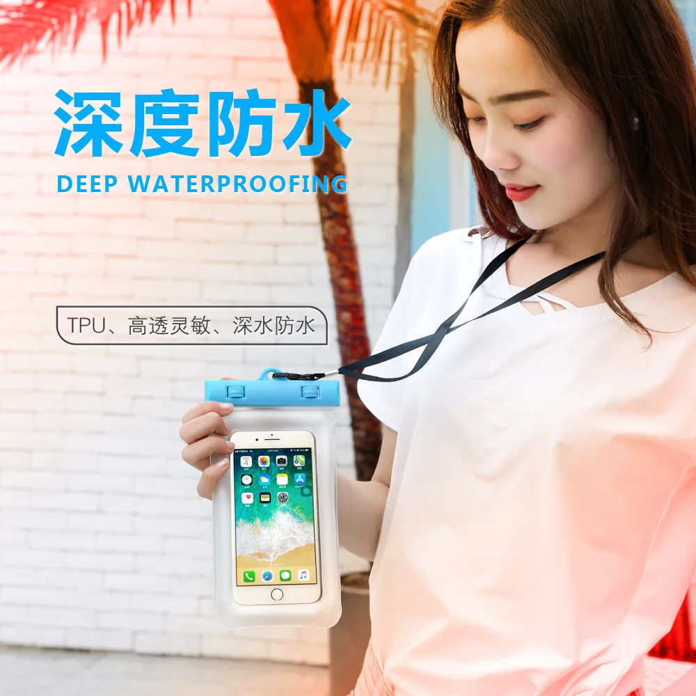 

Waterproof Case For iPhone 11 Pro Xs Max Xr Xiaomi mi 10 Redmi Note 8 Protective Phone Pouch Swimming Water proof Cover