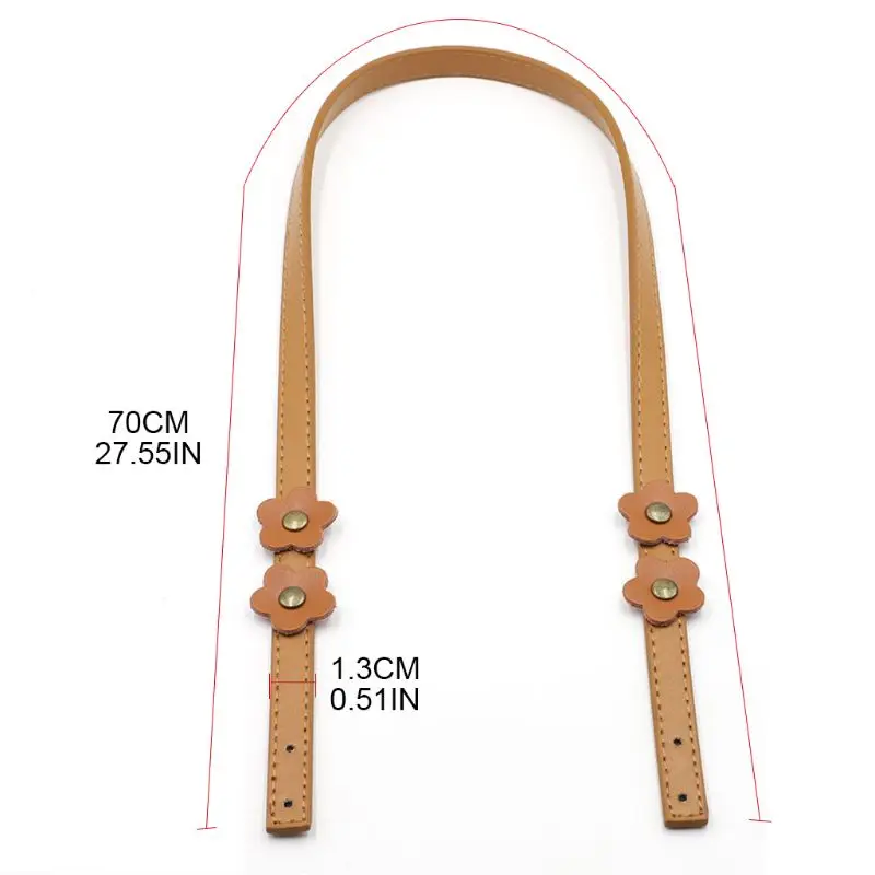 

PU Leather Handle Lady Shoulder Bags DIY Replacement Bag Belt Handbag Strap Accessories