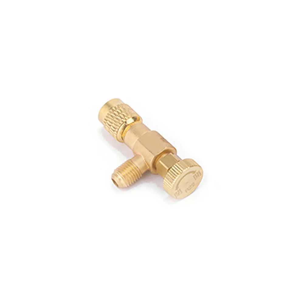 R410A клапан для зарядки хладагента 1/4 &quot-5/16&quot медные клапаны контроля потока