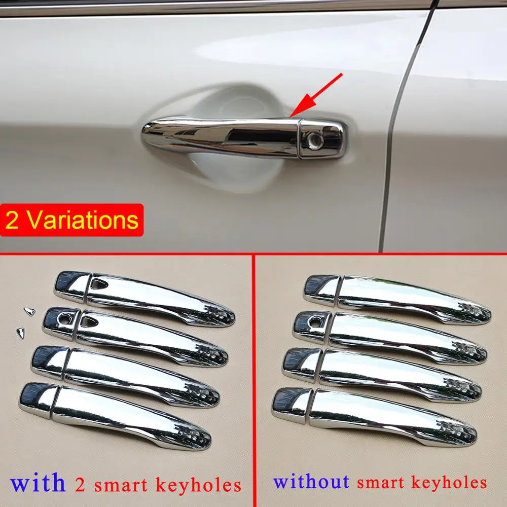 Хромированная Защитная крышка для дверной ручки подходит Nissan Qashqai J11 Rogue