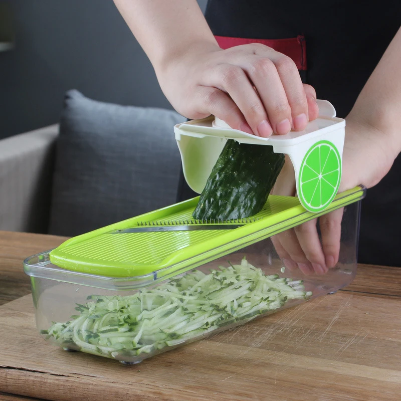 Многофункциональная овощерезка Mandoline Spiralizer терка для сыра Терка с протектором