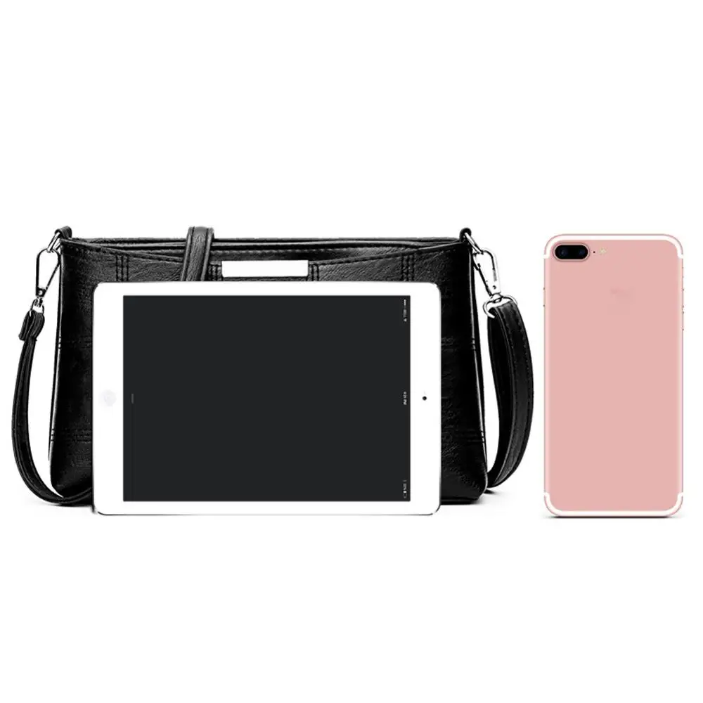 Роскошные дамские сумочки дизайнерские кожаные клетчатые мессенджеры на ремне