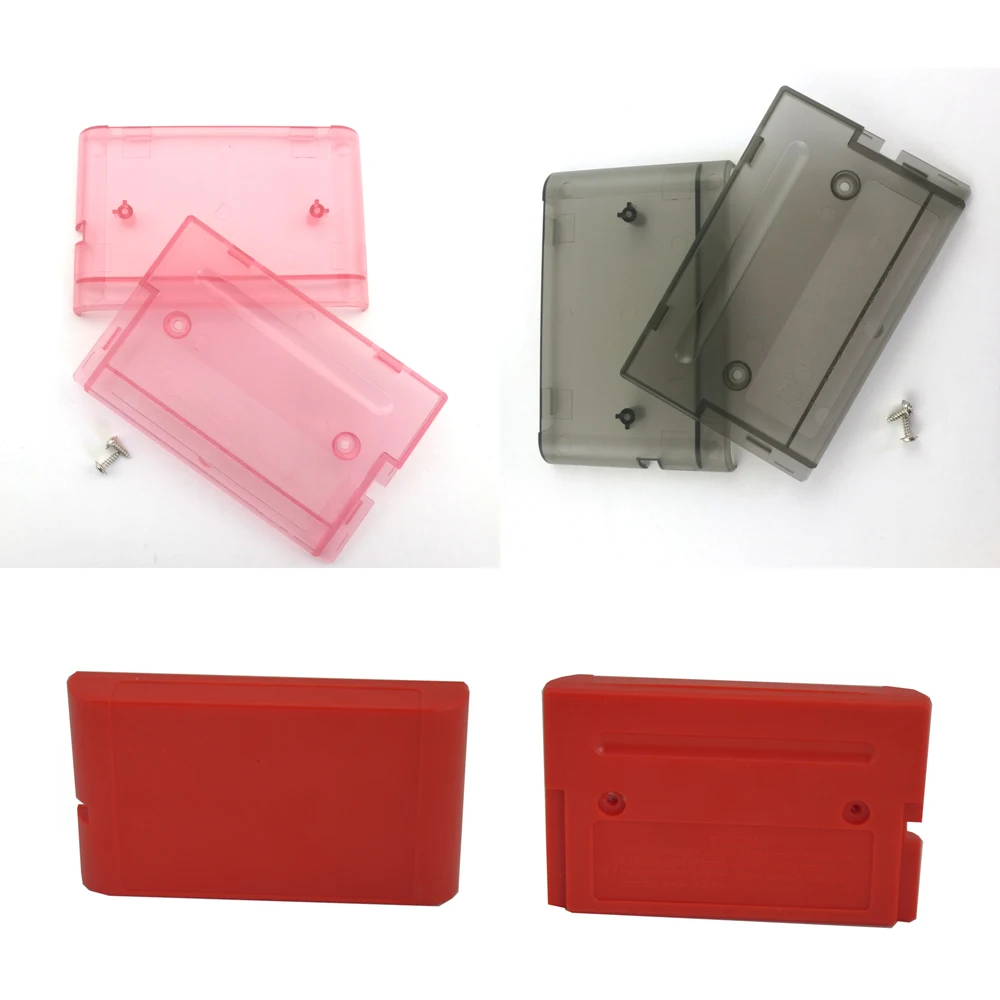 

10pcs Game Cartridge Case Replacement Plastic Shell case for SEGA MEGADRIVE MD for GENESIS 2 with screws