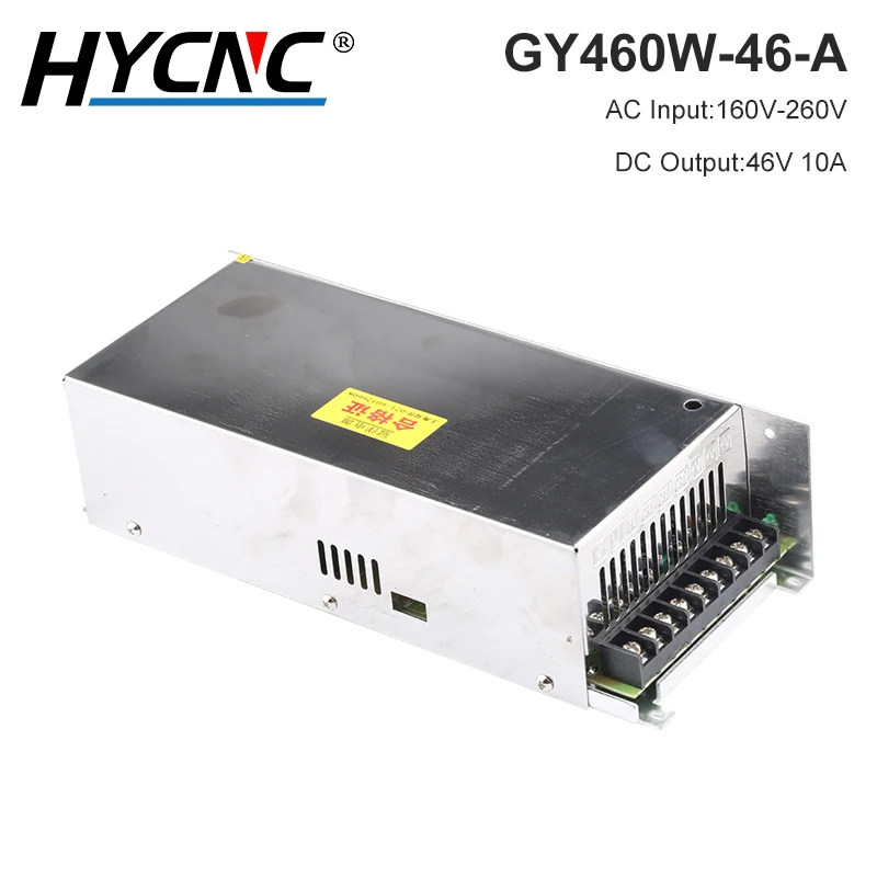 Fonte de Alimentação 460w 46v 10a Única Saída 160v-fonte de Alimentação do Controle da Movimentação da Máquina de Gravura do Cnc 260v Gy460w46-a Fonte de alimentação de comutação