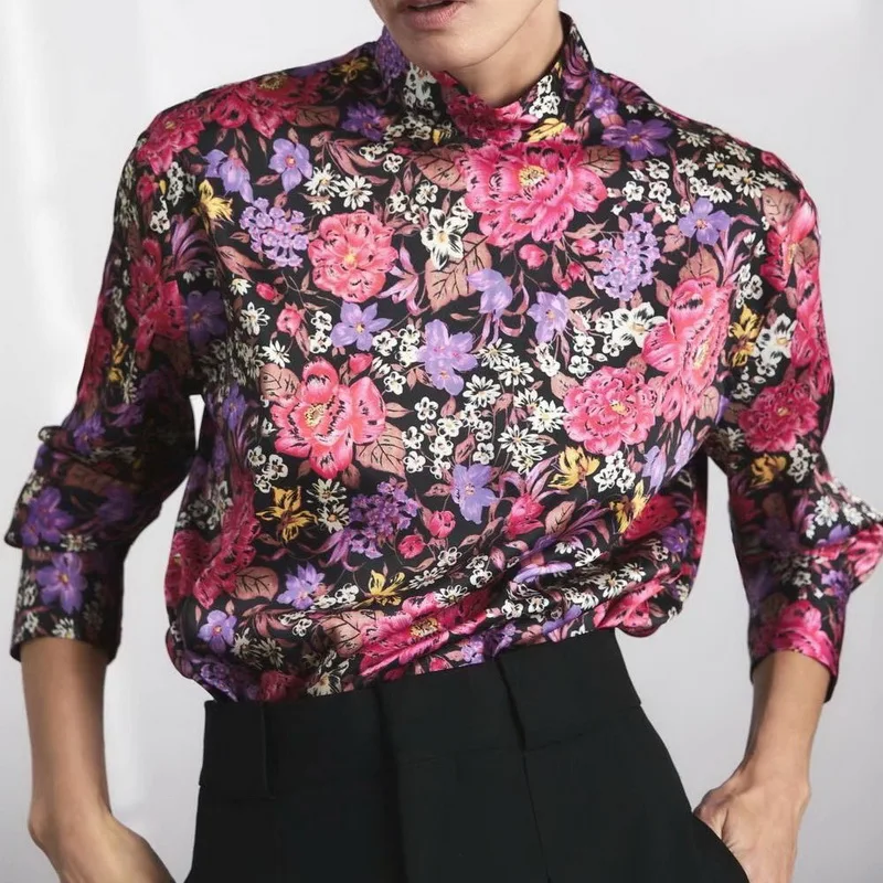 Женская блузка с длинным рукавом рубашки осень 2019 Новые Модные Винтажные