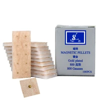 100pcs 800 gaussian magnetic therapy patch magnetic pellets magnets beads ear bean acupuncture relax massage good effect