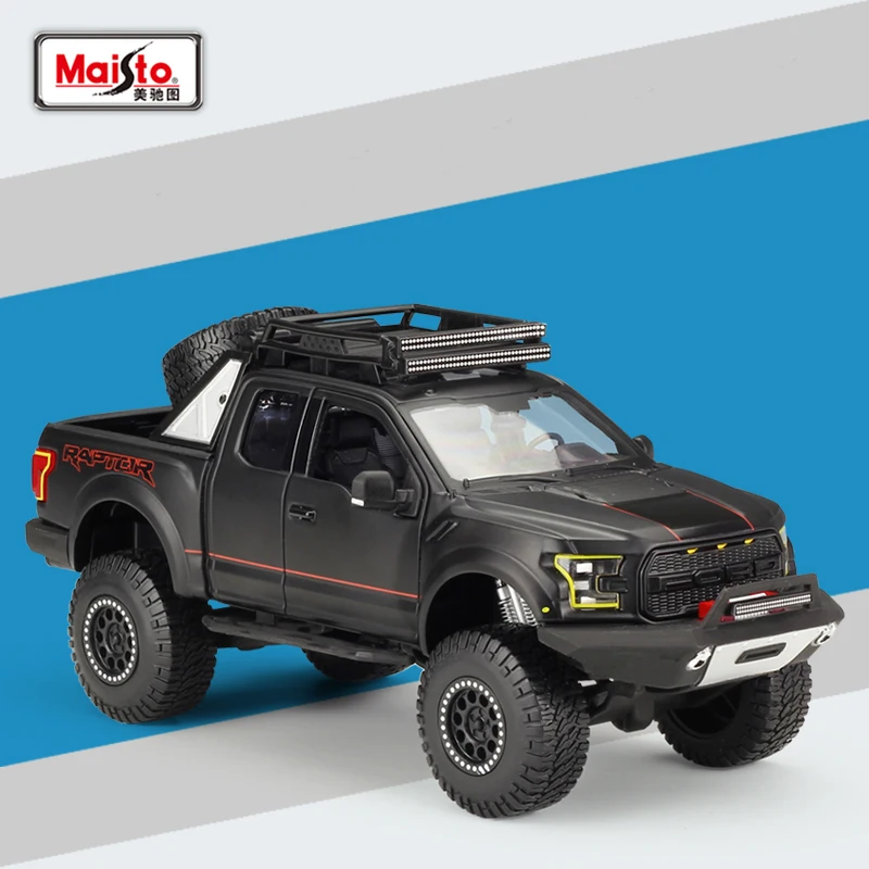Maisto 1/24 F 150 2017 Raptor SVT Пикап литья под давлением модель автомобиля металлический
