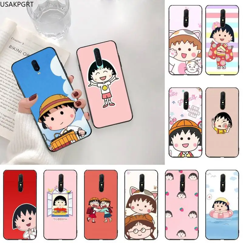 USAKPGRT Catoon Chibi Маруко-тян чехол для телефона Oppo A5 A9 2020 Reno2 z Renoace 3pro A73S A71 F11 - купить по