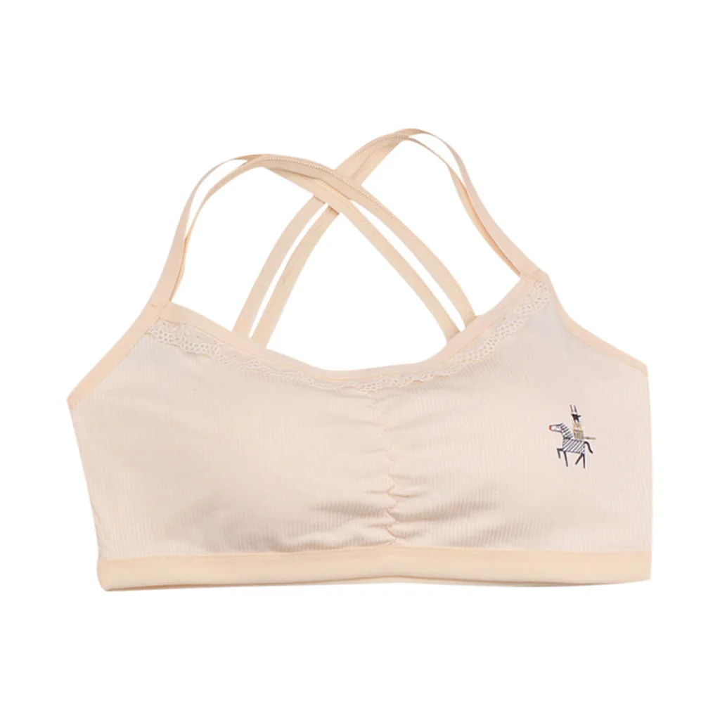 Детская одежда нижнее белье для девочек регулируемый бюстгальтер детское мягкая