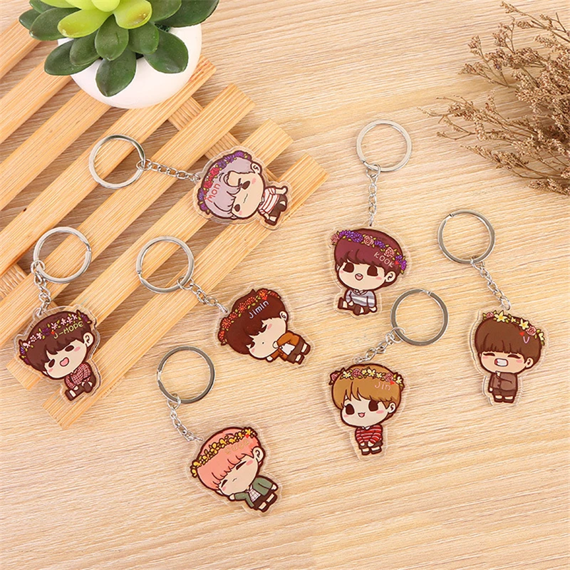 Модный брелок для ключей милый мультяшный мужчин и женщин Ювелирный мешок