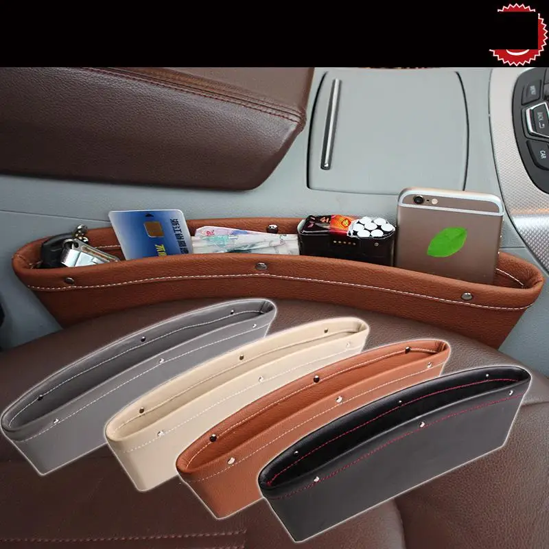 Do Samochodu Gadget Para Auto Organizador Organizer Car Accessories Accesorios Coche Interior Universal Seat Gap Storage Box | Автомобили