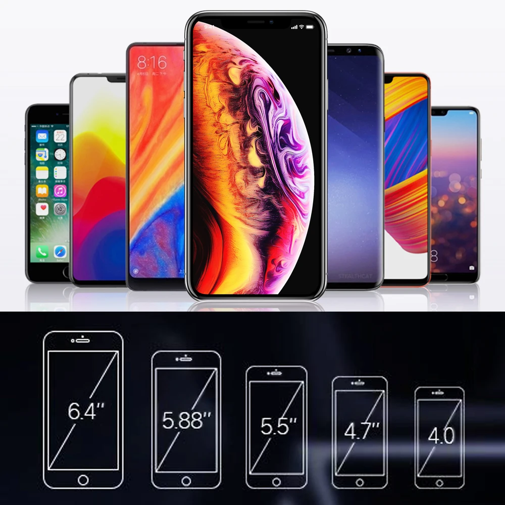 KISSCASE Универсальный Автомобильный держатель для телефона iPhone XR в автомобиле 360