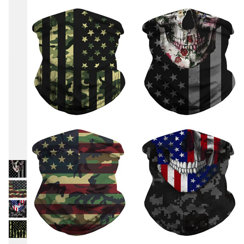 

Multifunctional Camouflage Riding Scarf Bandanas Outdoor Sports Mask Face Shield Camo Headwear Hunting Bandana Neck Gaiter