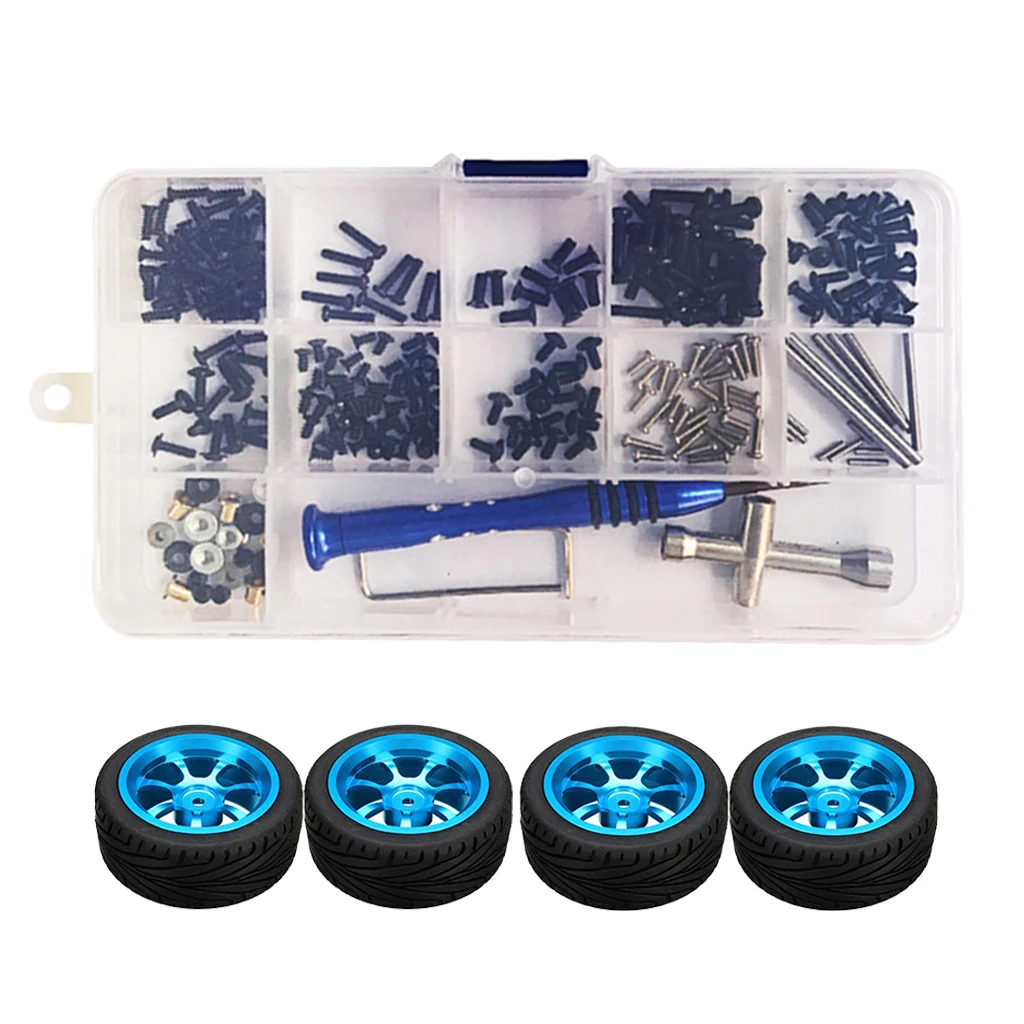 

1/14 Remote Control Car Screws & Nuts and Tire for WLtoys 144001 Accessory