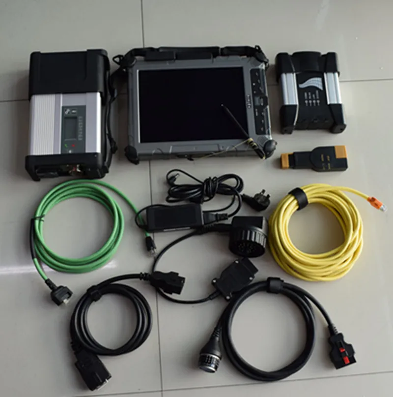 Лучшее Качество mb star c5 для bmw icom next 2 в 1 с ноутбуком ix104 планшет i7 4g super ssd