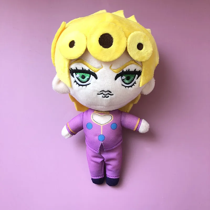 

20cm New JoJos Bizarre Adventure Plush Toys Giorno Narancia Mista Buccellati Abbacchio Fugo stuffed Dolls For Kid Gift