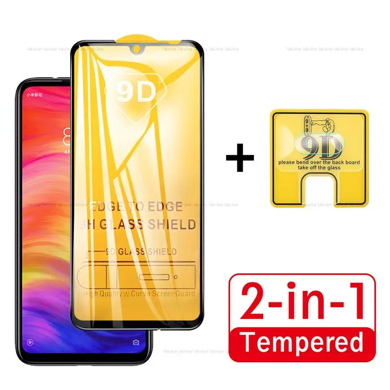 2 в 1 Защитное стекло для Xiaomi Redmi Note 7 K20 Pro camera Len закаленное и протектор экрана Xiao mi 9