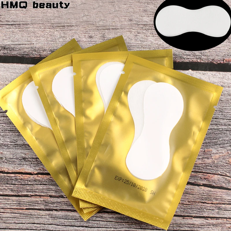 Бумажные накладки для наращивания ресниц 50/100 пар под глаза наклейки