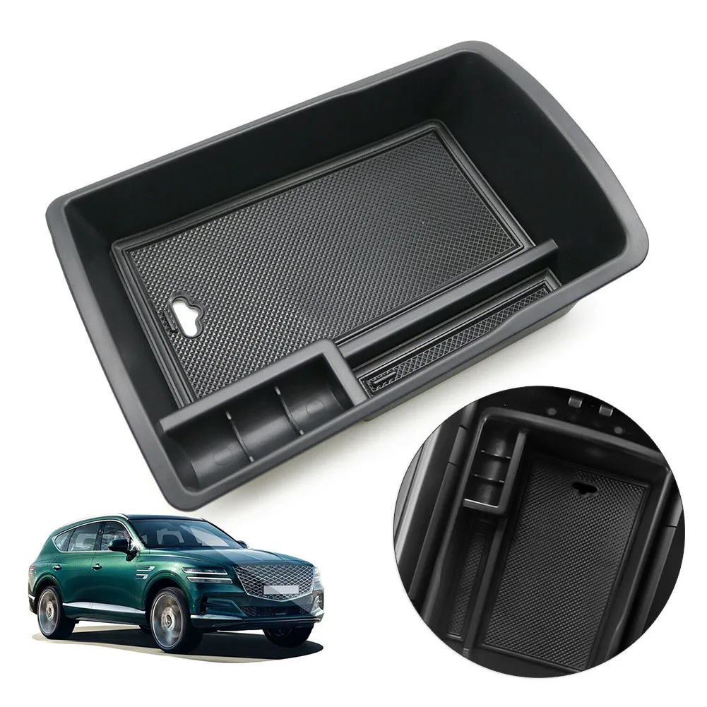 

1 Pcs Storage Box Storage Organizer Tray Box Armrest Box Easy To Clean High Quality