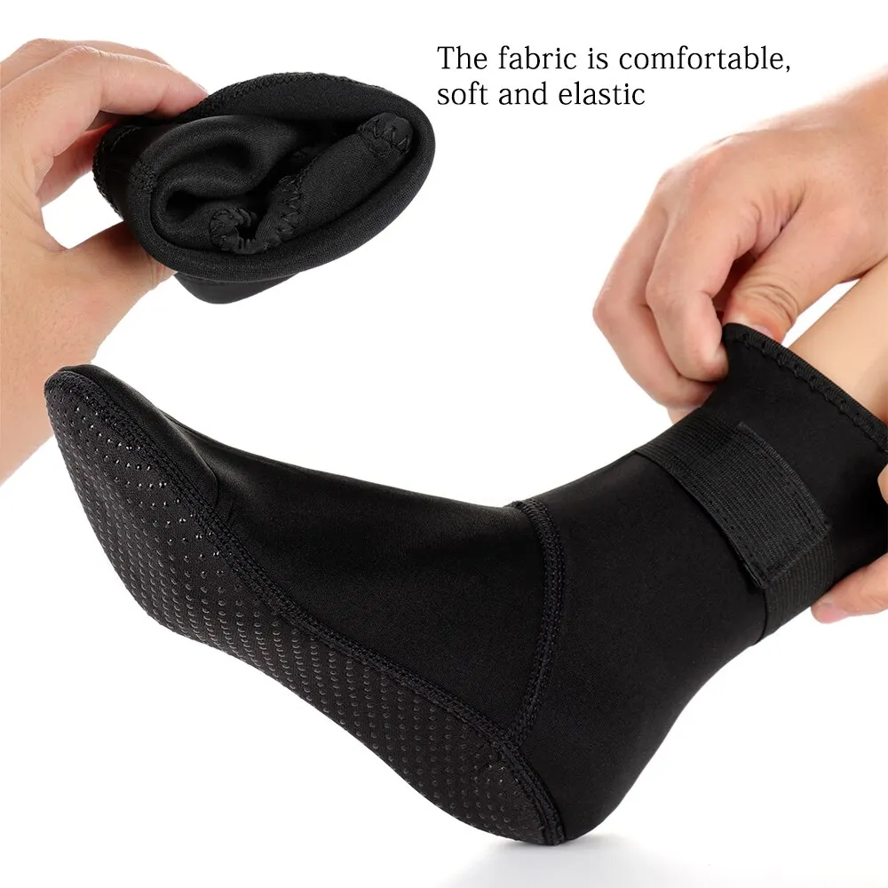 Неопреновые носки для дайвинга ботинки серфинга согревающие взрослых 3 мм