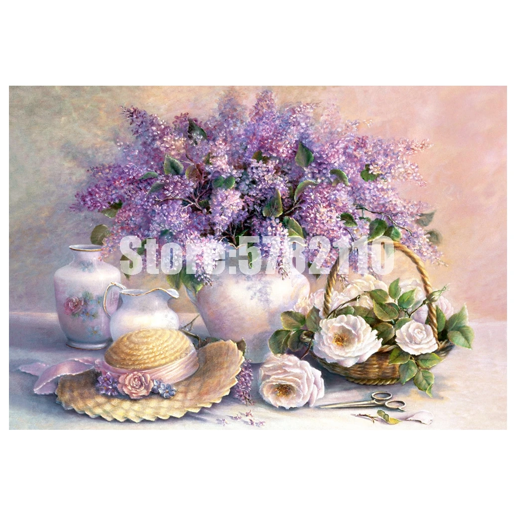 Алмазная живопись 5D &quotсделай сам&quot на Цветочная мозаика день квадратная