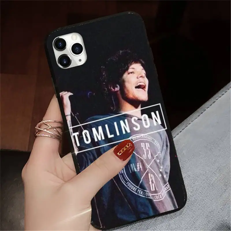 

Louis Tomlinson one direction band high quality Phone Case coque for iPhone 11 12 pro XS MAX 8 7 6 6S Plus X 5S SE 2020 XR
