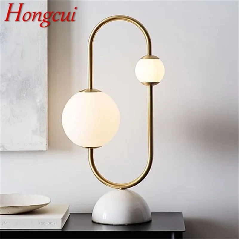 

Hongcui Nordic Modern Creative Dimmer Table Lamp LED Desk Lighting for Home Living Room Decoration