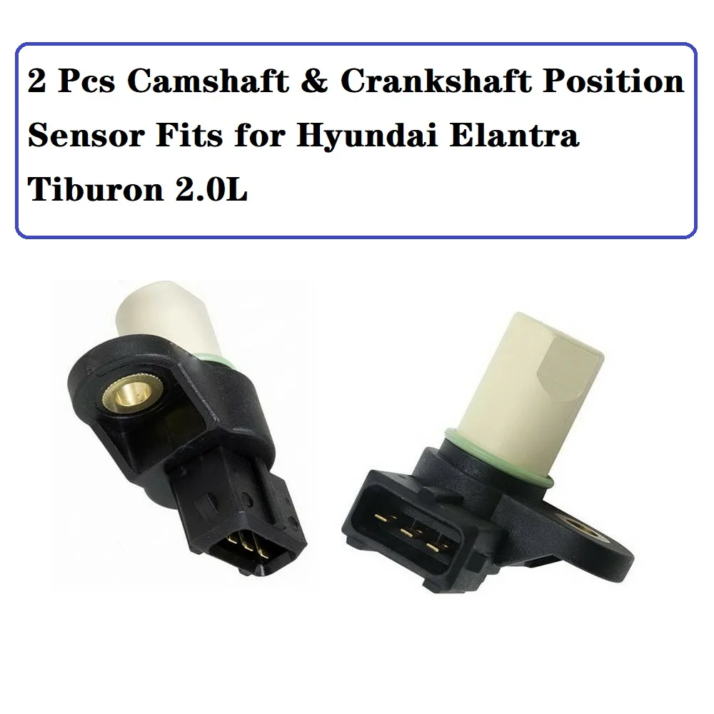 New Camshaft & Crankshaft Position Sensor Cps Sensor Fits for Hyundai Elantra Tiburon 2.0L OE# 39180-23500 / 39180-23910