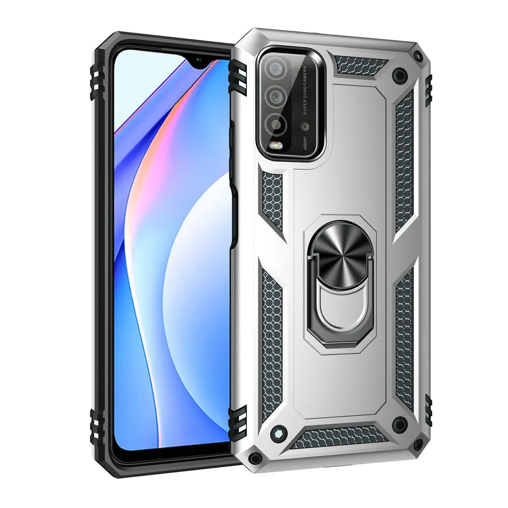Чехол для Redmi 9 T Power Note противоударный чехол с кольцом-держателем Задняя панель