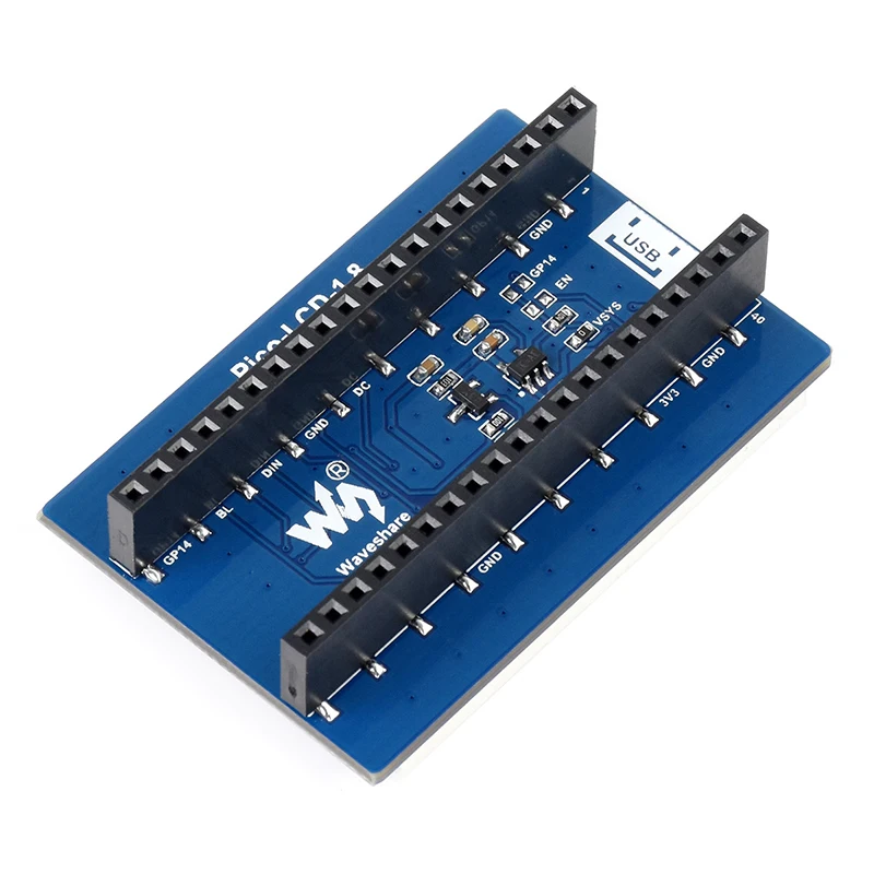 Raspberry Pi Пико модуль экрана TFT 1 8 дюймов Дисплей 65K RGB Цвет 160 × 128 SPI Inteferface встроенный