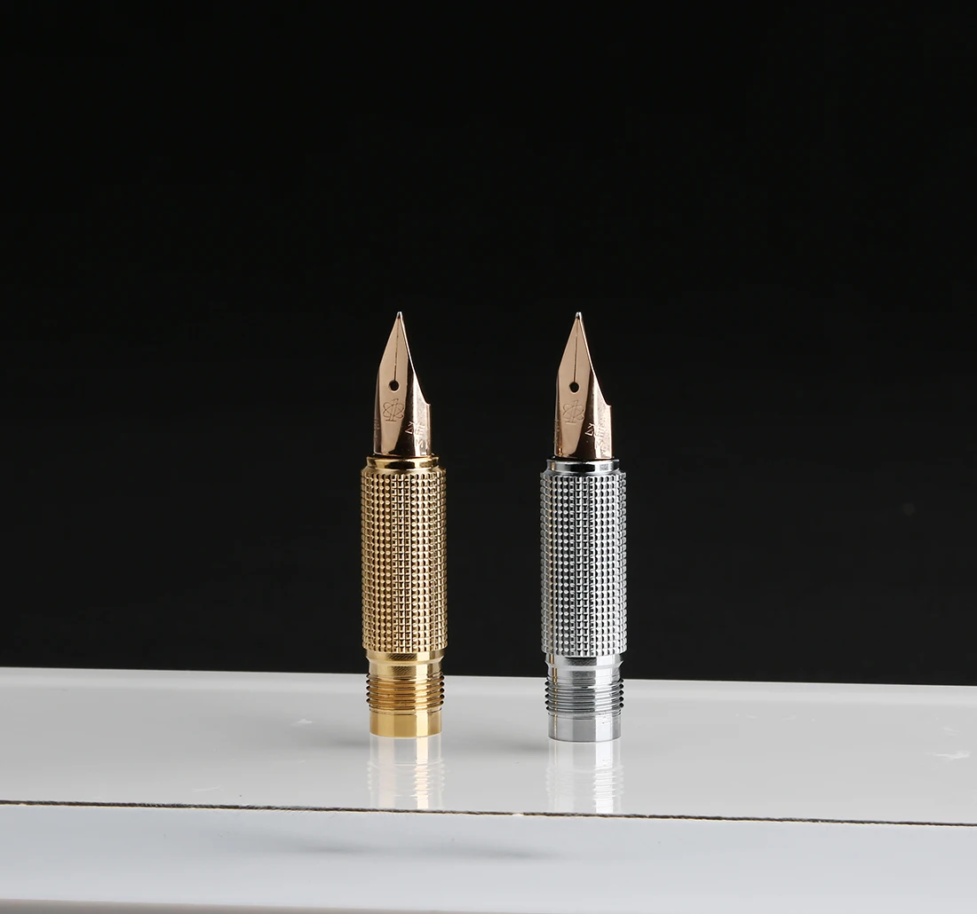 Cena Hero 200E 14K Gold Collection Pióro Wieczne Matowy Czarny/szary Złoty/srebrny Klips Fine Stalówka Prezent Pióro I Pudełko Do Biura Biznesowego