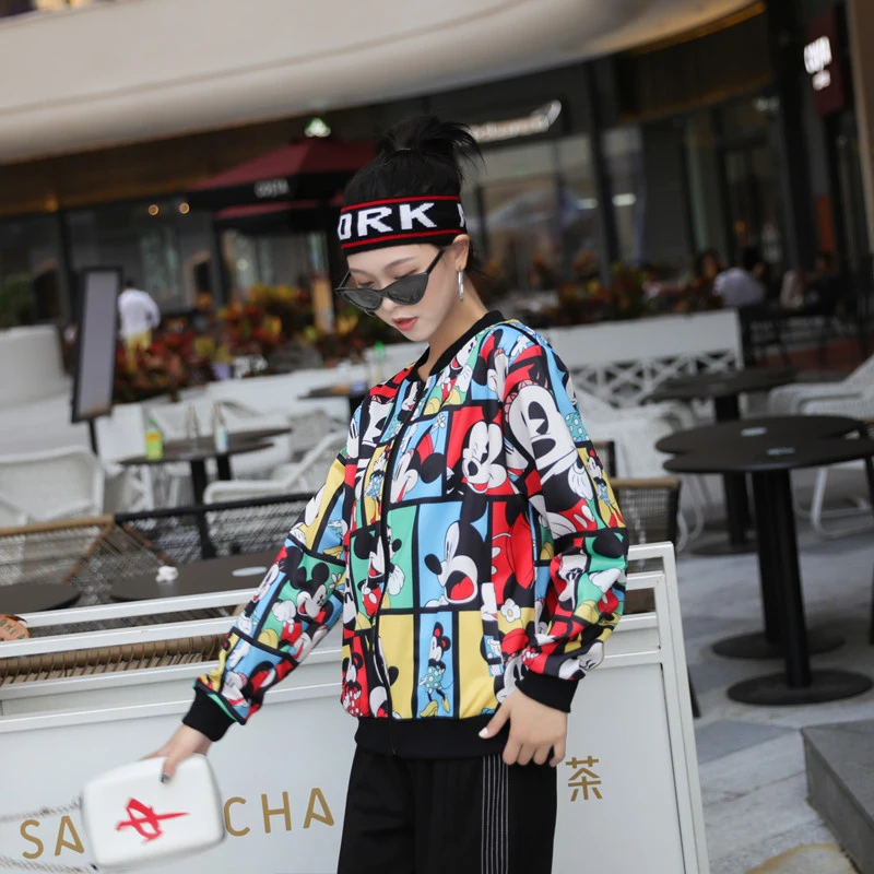 Униформа бейсбольная клетчатая с воротником-стойкой и карманами | Женская одежда