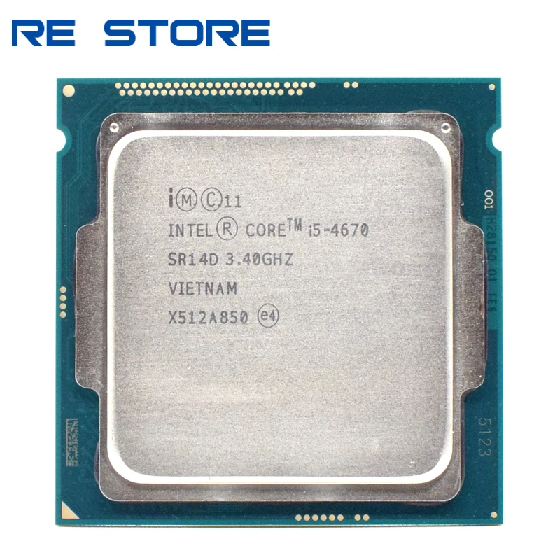 Процессор Intel Core i5 4670 б/у 4-ядерный 3 4 ГГц 6 Мб разъем LGA 1150 SR14D | Компьютеры и офис