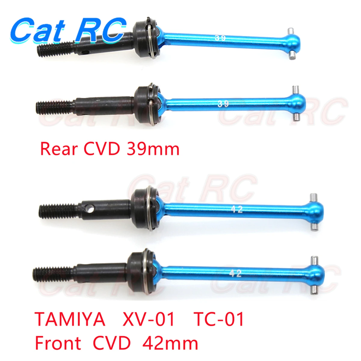 Задний приводной вал TAMIYA XV01 TC01 из алюминиевого сплава, передний, задний, CVD 54515 54516 для радиоуправляемого автомобиля, фотосессия 1/10, 1 комплект