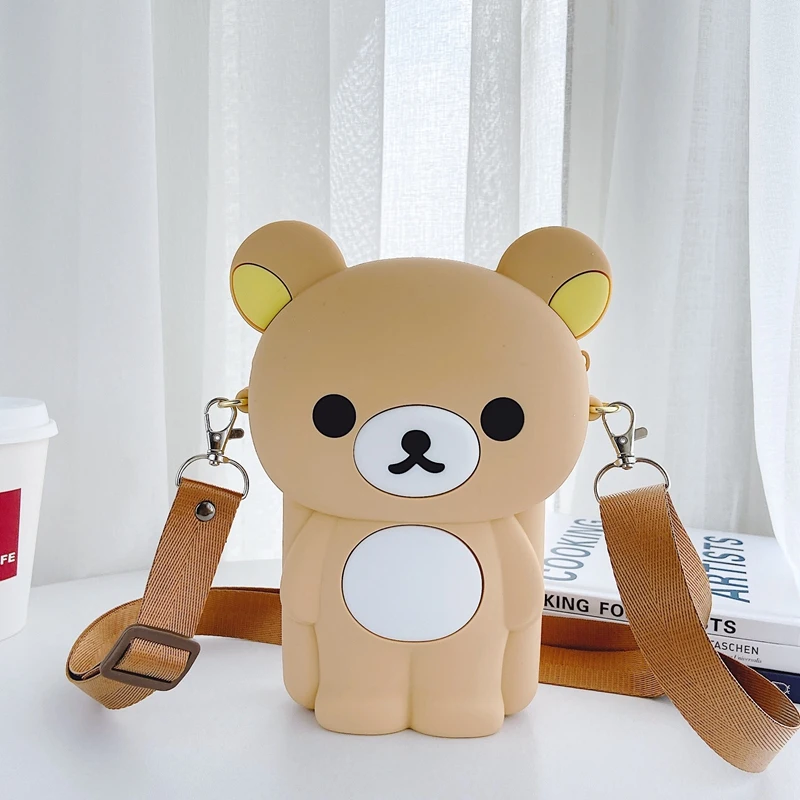 Модные сумки на одно плечо с большой емкостью для девочек Милые детские хранения