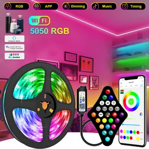 Led Strip Lights RGB 5050 2835 Waterproof 5M-30M Wifi Phone Control Led Flexible Ribbon Tape for TV Backlight Room Home Party