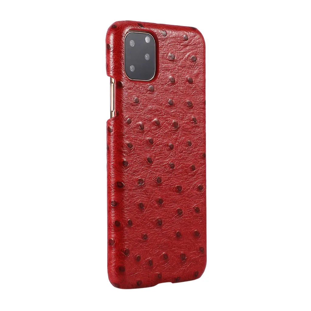 Тонкий чехол для мобильного телефона кожаный iphone 11 Pro Max защитный в комплект