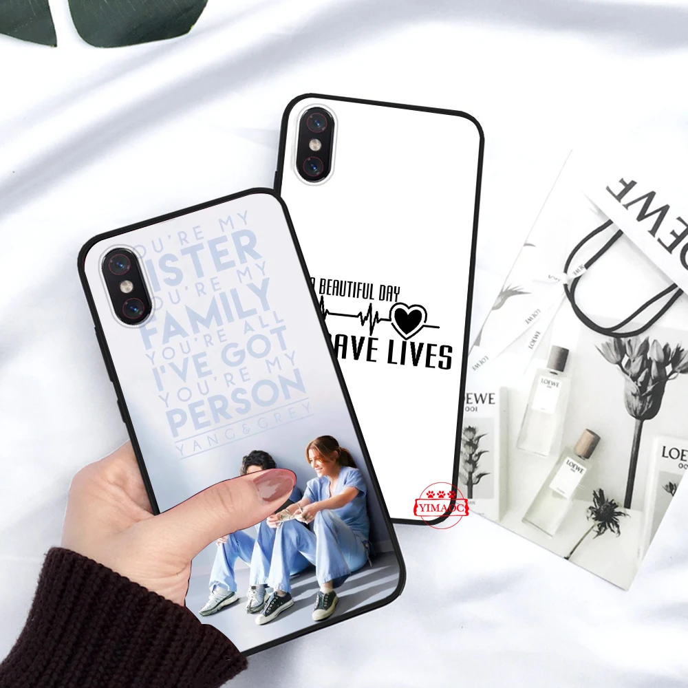 Grey Anatomy Soft High Quality Silicone Case for Xiaomi 6 8 9 SE A1 A2 A3 Lite F1 Mix 2S MAX 3 9T Pro CC9E CC9 |