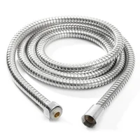 high quality shower hose pipes 1 2m 1 5m 2m stainless steel flexible water pipe explosion proof thicken hose bathroom accessorie