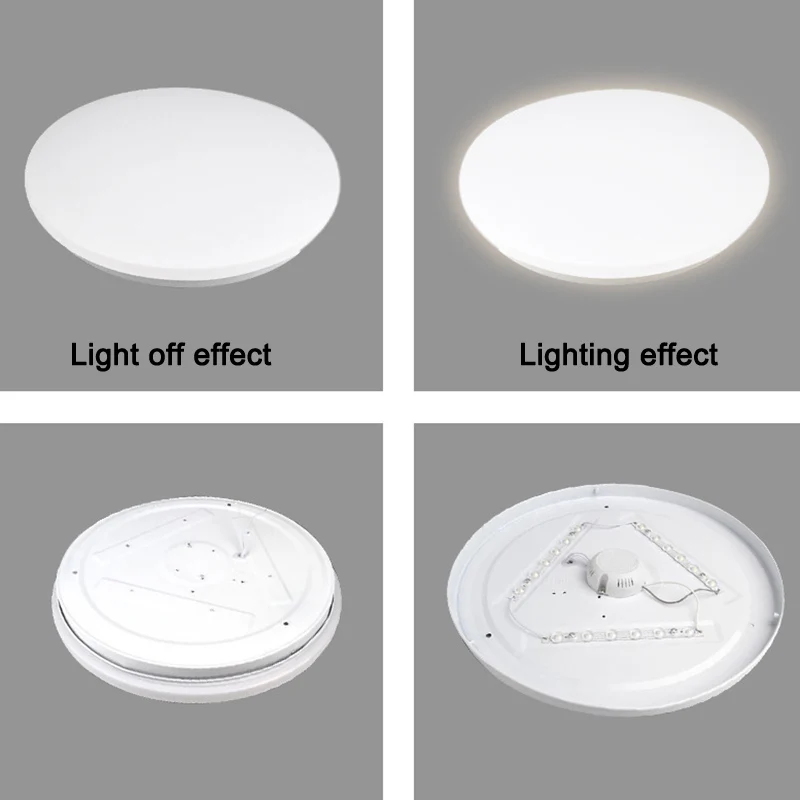 

Minimalist Ceiling Light Fixture Dimmable 12W/18W/24W with Remote Control for Hallway Bathroom Kitchen or Stairwell XH8Z