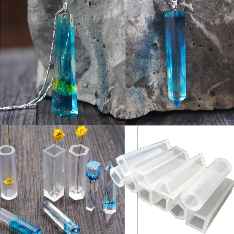 10 шт. различные формы силиконовая подвеска сделай сам смолы для эпоксидной DIY